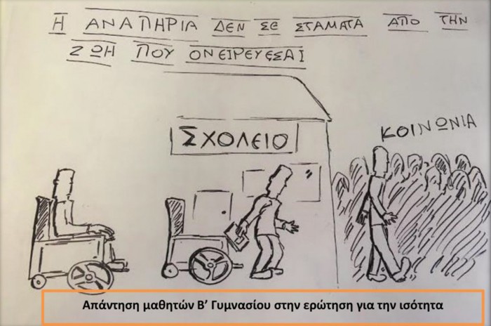 Δράση ευαισθητοποίησης της Ελληνικής Εταιρίας Προστασίας & Αποκαταστάσεως Αναπήρων Προσώπων-ΕΛΕΠΑΠ στα σχολεία