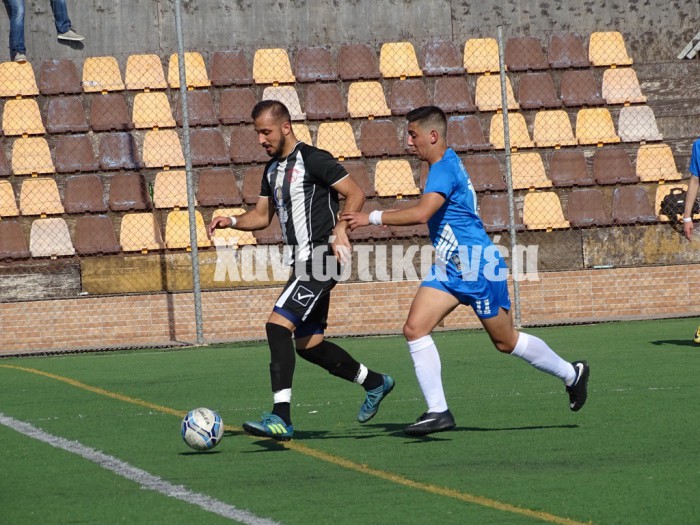 Στιγμιότυπο από τον αγώνα Περγάμου - Ροδωπού.