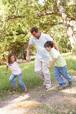 father-children-enjoying-walk-park-14691948