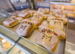 Soccer themed pastries at Klinsmann bakery
