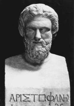 Προτομή του Αριστοφάνη