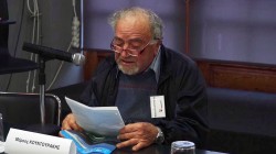 Ο Μάρκος Κουντουράκης από το βήμα της εκδήλωσης