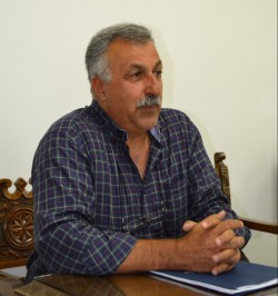 Ο πρόεδρος του Εμπορικού Συλλόγου Χανίων κ. Νίκος Βουρλάκης
