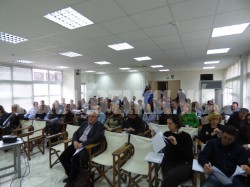 Στιγμιότυπο από την πρώτη ημέρα της 5ης συνεδρίασης του Εθνικού Δικτύου Συντονισμού που ξεκίνησε χθες στο Πνευματικό Κέντρο