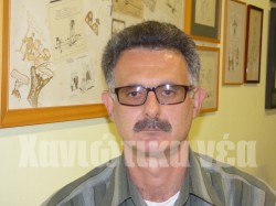 Ο πρόεδρος της Τοπικής Κοινότητας Αγίας Ρουμέλης Γιάννης Τζατζιμάκης