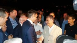 Με τον Κ. Μητσοτάκη στην πρόσφατη επισκεψή του
