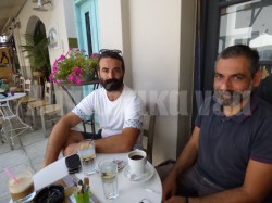 Βασίλης και Παναγιώτης δύο από τους πολλούς φίλους των "Δύο Λουξ"