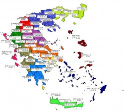 Δίπλα σε κάθε Ενωση αναγράφεται αρχικά η θέση της στην κατάταξη και στη συνέχεια ο αριθμός των ομάδων που έχουν στα τοπικά τους πρωταθλήματα. Από κάτω αναγράφεται ο αριθμός των τοπικών κατηγοριών που έχουν (από 1 έως 4) και μέσα σε παρένθεση ο αριθμός των ομάδων που μετέχουν σε κάθε κατηγορία.