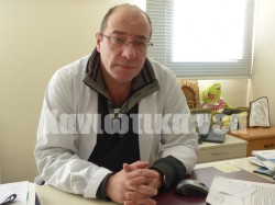 Ο περιφερειακός συντονιστής Τομέα Πρωτοβάθμιας Φροντίδας Υγείας Χανίων Στέφανος Ντουκάκης