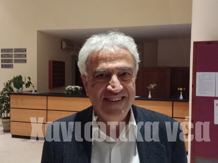 Ο πρώην πρύτανης του Πολυτεχνείου Κρήτης Γιάννης Φίλης