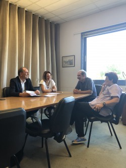 Συνάντηση Σταθάκη με τη Διοίκηση του Νοσοκομείου