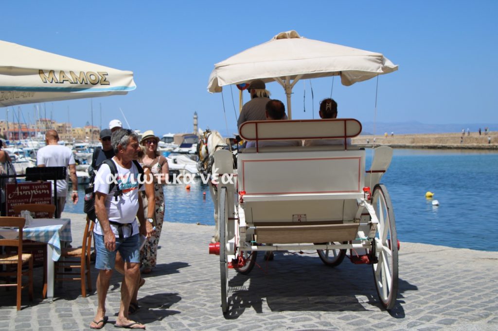 Κατάμεστο από τουρισμό είναι το Ενετικό Λιμάνι των Χανίων με την επίσημη έναρξη του καλοκαιριού σήμερα Τετάρτη 1η Ιουνίου και τίποτα δεν θυμίζει τις δύο προηγούμενες δύσκολες χρονιές λόγω πανδημίας.